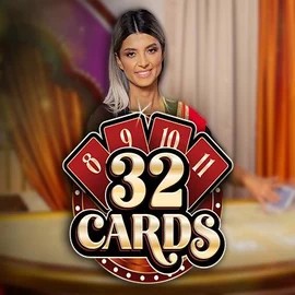 32 Cards slot logo by Ezugi at Tooniebet Casino