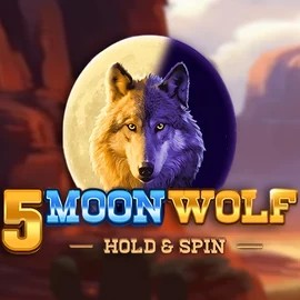 5 Moon Wolf slot visual from Apparat Gaming available on tooniebett.ca