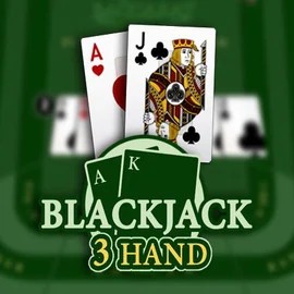 Blackjack 3H (Habanero) online game logo by Habanero on tooniebett.ca