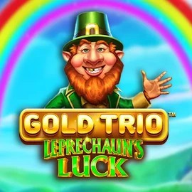Gold Trio Leprechaun's Luck logo by Playtech at Tooniebet Casino