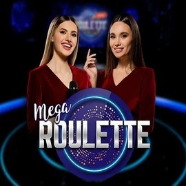 Official Live Casino logo: Mega Roulette by Pragmatic Play at Tooniebet Casino
