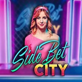Side Bet City slot logo by Evolution at Tooniebet Casino