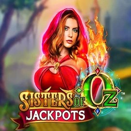 Sisters Of Oz Jackpots slot logo by Triple Edge Studios at Tooniebet Casino