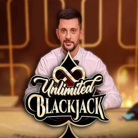 Unlimited Blackjack slot visual from Ezugi available on tooniebett.ca